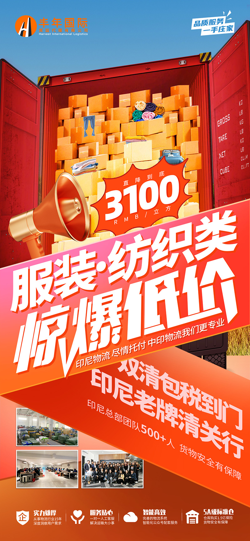 中國服裝怎樣出口到印度尼西亞(ya) -华体汇体育中心物流