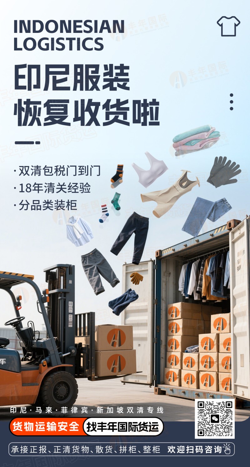 印尼服裝海運包裝要求與(yu) 清關(guan) 流程——跨境賣家的“避坑指南”-华体汇体育中心物流