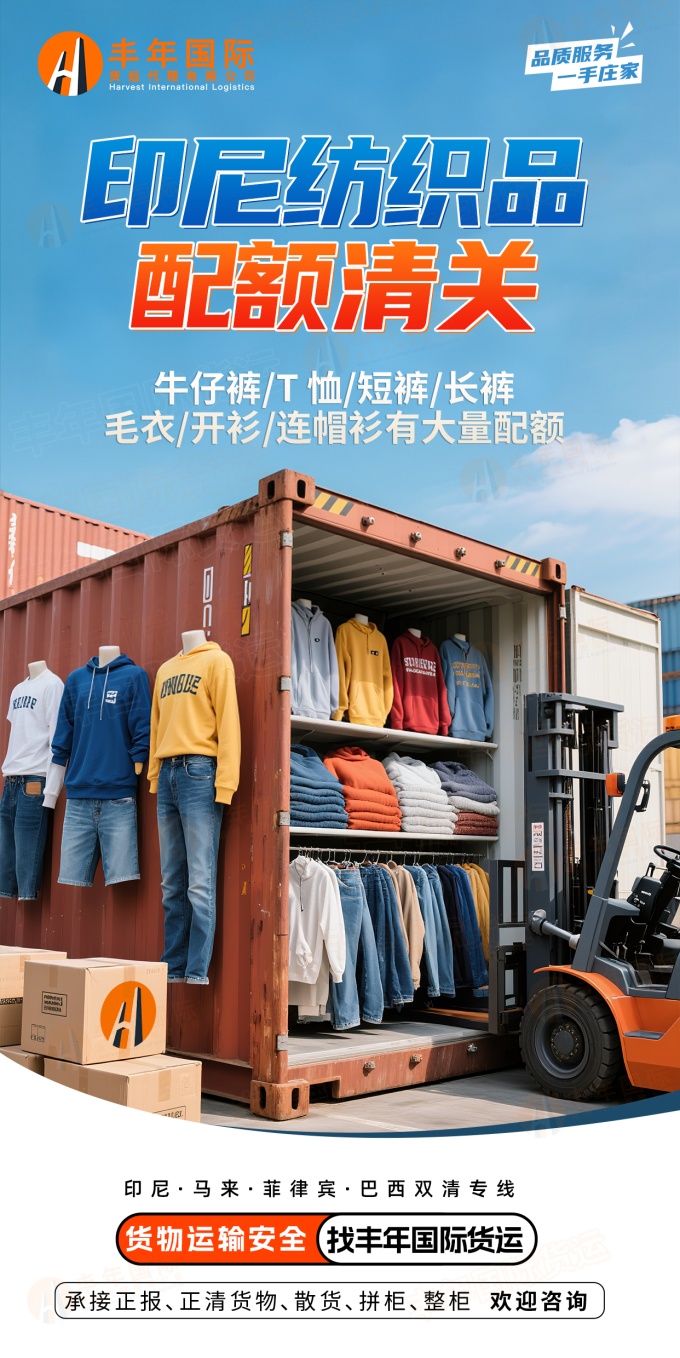 往印尼寄服裝怎麽(me) 寄？無配額走什麽(me) 渠道更合適？-华体汇体育中心物流