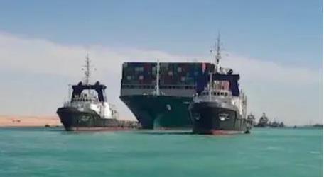 當地時間3月29日，埃及當局稱，在擱淺貨輪成功上浮後，運河將全天24小時正常運行