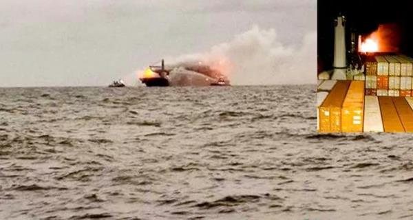 突發！一艘載有1486個(ge) 集裝箱的貨船著火！船上載有危險品-华体汇体育中心物流