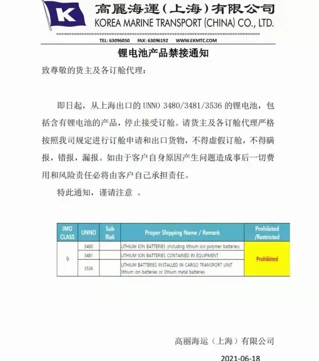 船公司提醒:加強危險品管控!-华体汇体育中心物流 船公司提醒:加強危險品管控!-华体汇体育中心物流